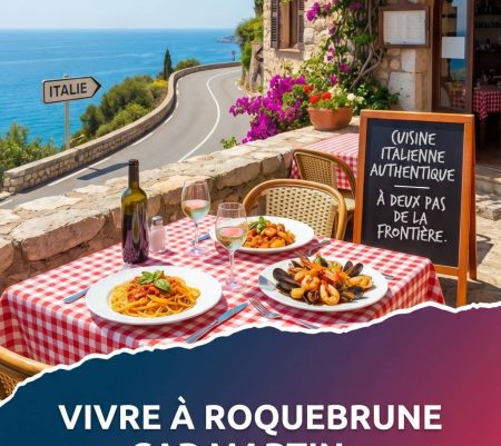 Vivre à Roquebrune-Cap-Martin et profiter des meilleurs restaurants italiens à deux pas de la frontière