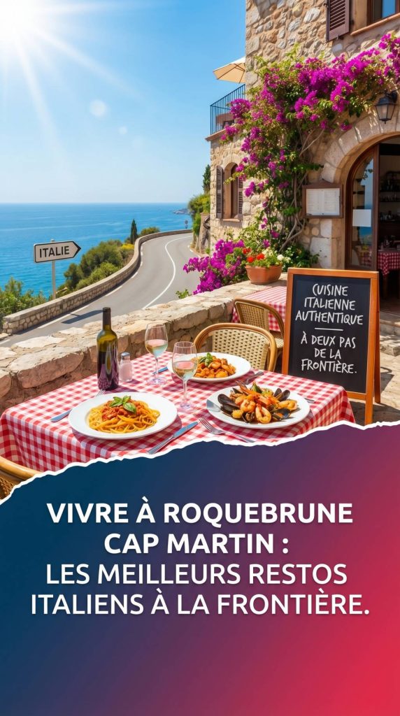 Vivre à Roquebrune-Cap-Martin et profiter des meilleurs restaurants italiens à deux pas de la frontière
