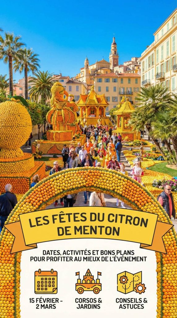 Les fête du citron de Menton : dates, activités et bons plans pour profiter au mieux de l’événement