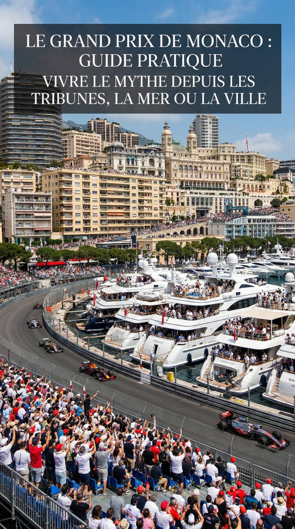Le Grand prix de F1 de Monaco : guide pratique pour vivre le mythe de la course depuis les tribunes, la mer ou la ville