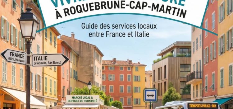 Les services de proximité à Roquebrune-Cap-Martin pour vivre sans voiture entre France et Italie